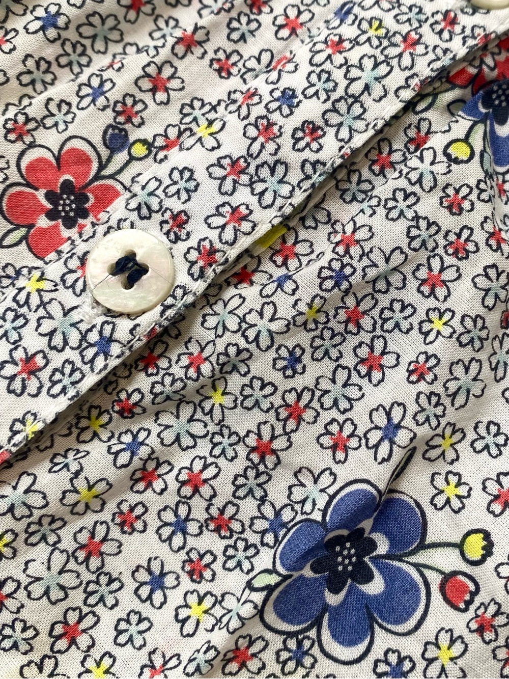 Cotton On Kids Floral Pintuck Shirt Dress, Size 7 - Picture 7 of 9